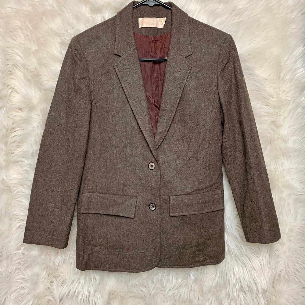 PENDLETON Brown Wool Blazer